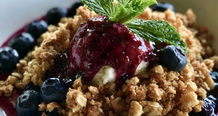 Martha Stewart Blueberry Crisp