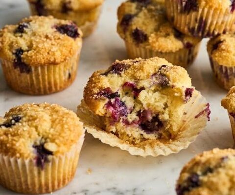 martha stewart blueberry muffins