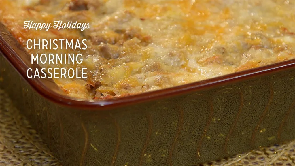 Paula Deen Christmas Morning Breakfast Casserole