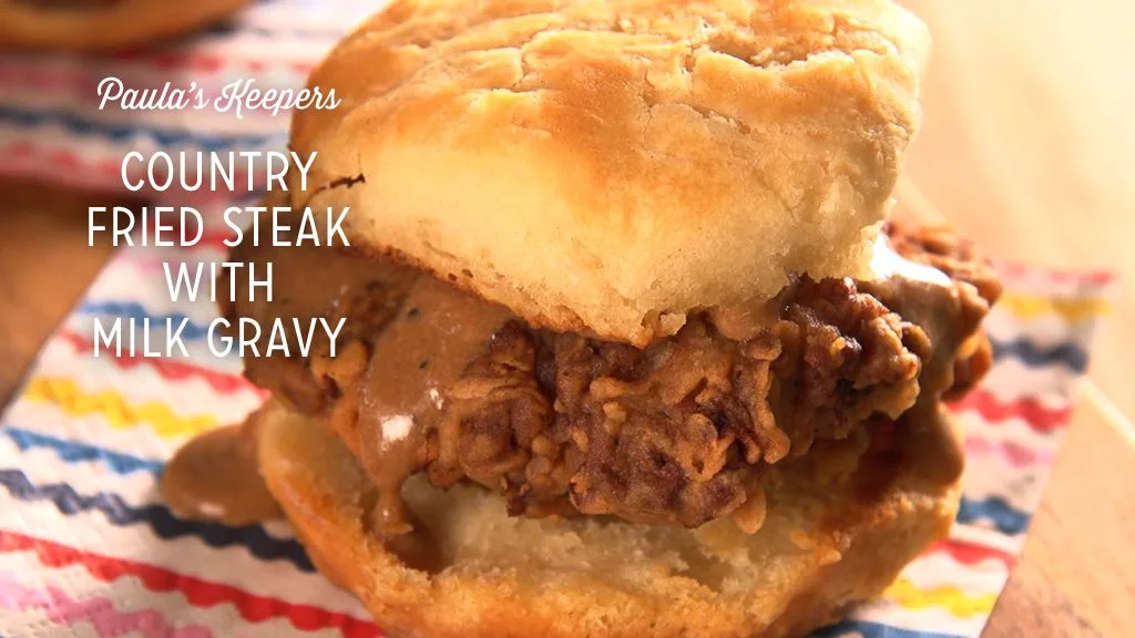 Paula Deen Country Fried Steak with Milk Gravy