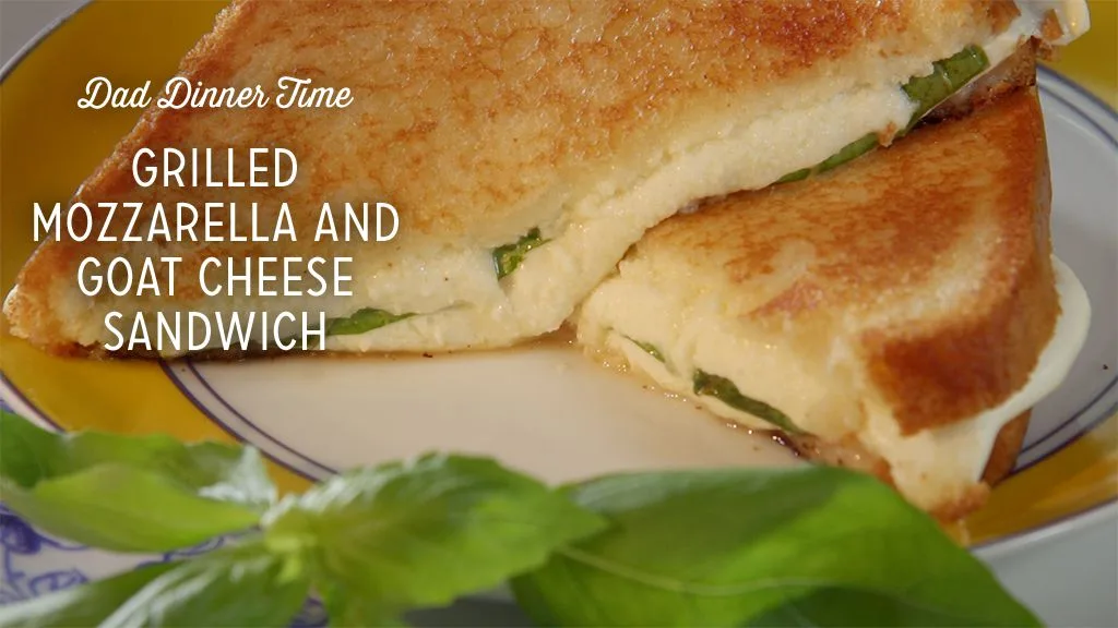 Paula Deen Grilled Mozzarella and Goat Cheese Sandwich