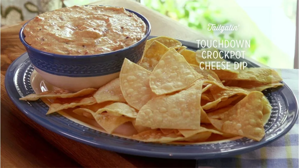 Paula Deen Touchdown Crockpot Cheese Dip